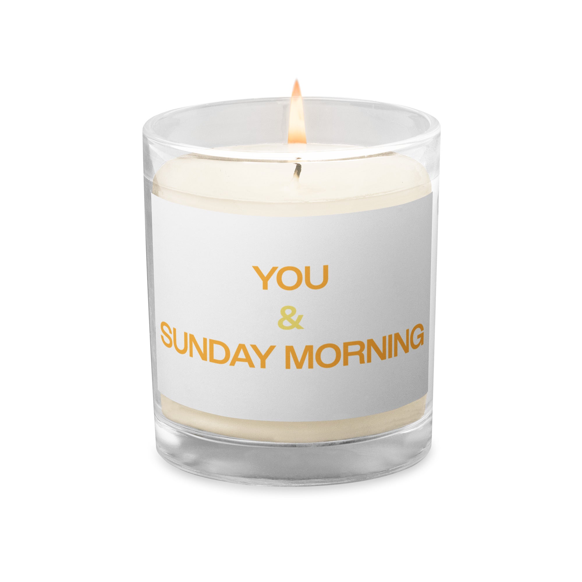 Kirk Whalum - You & Sunday Morning – Glass jar soy wax candle