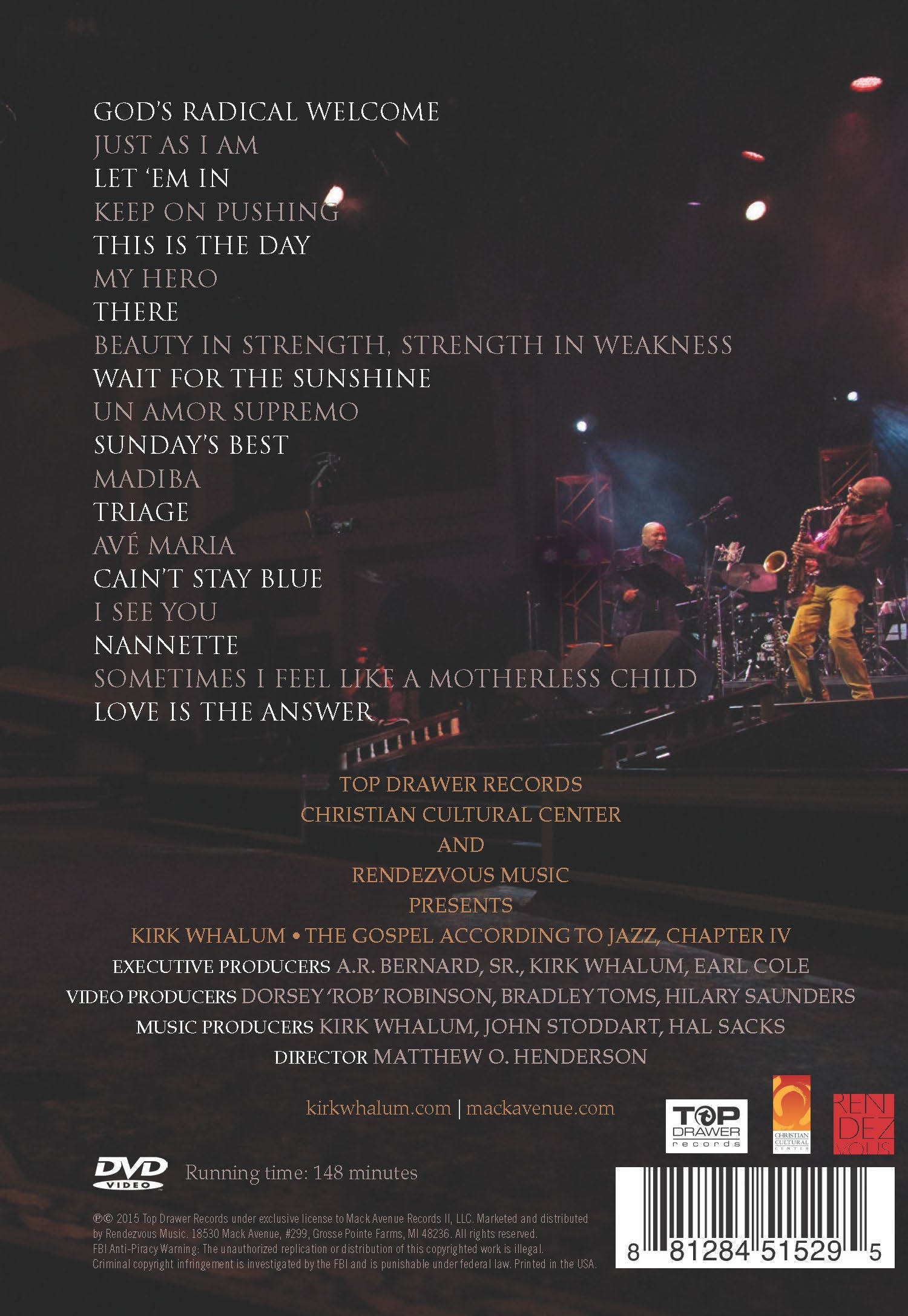 Kirk Whalum - The Gospel According to Jazz – Chapter IV